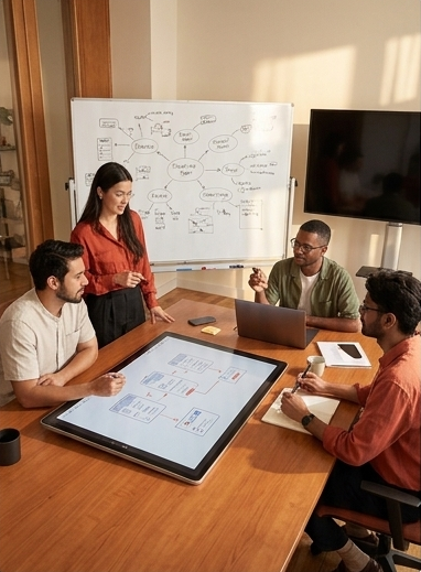 Eyegrapix team collaborating on a project